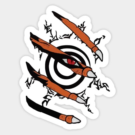 Obito’s Rinnegan & Truth-Seeking Orbs Sticker – Naruto Inspired 🔥👁️