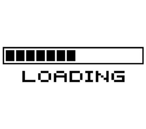 Loading Bar Sticker – Retro Pixel Gamer Design