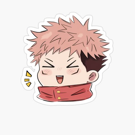Yuji Chibi Sticker – Jujutsu Kaisen Cute Design
