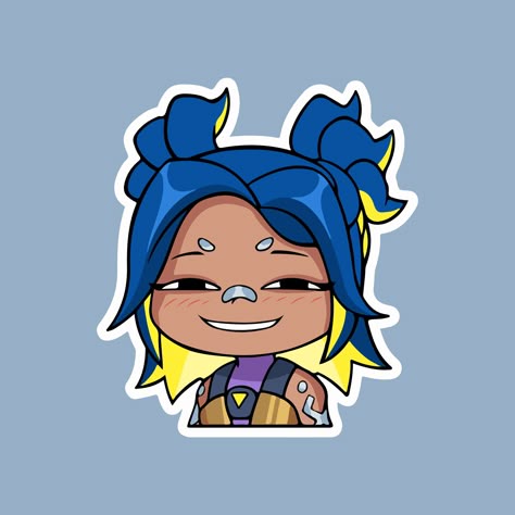 Cool Anime Girl Sticker