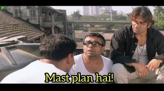 Mast Plan Hai! Meme Sticker 🤓💡