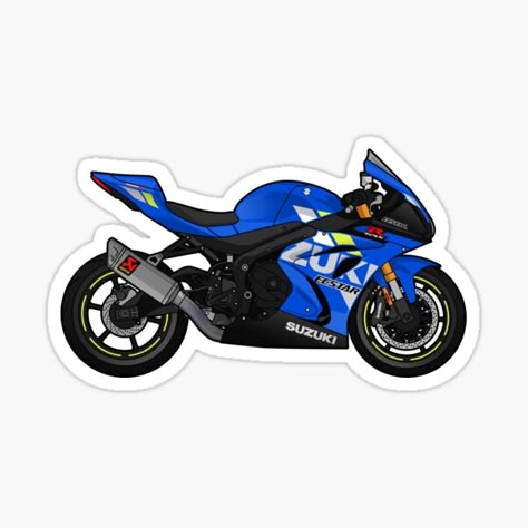 Suzuki GSX-R Sports Bike Sticker