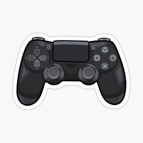 PlayStation Style Controller Sticker – Gamer Aesthetic Decal