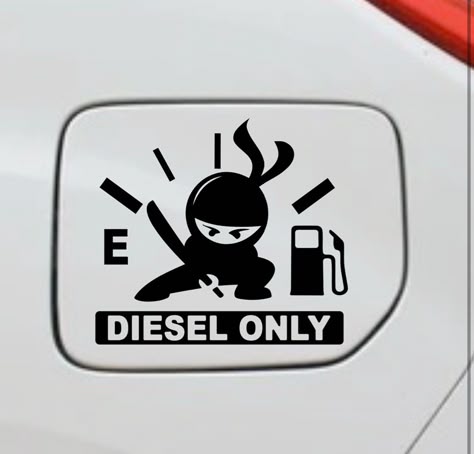 Diesel Only Ninja Sticker