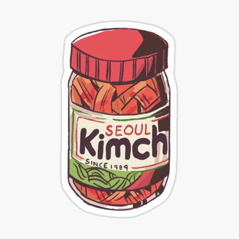 Seoul Kimchi Jar Sticker 🥬🌶️