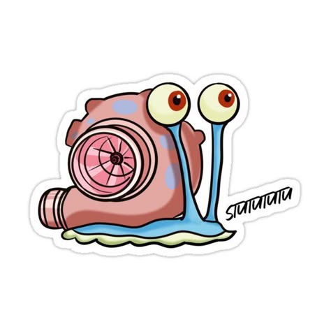 Turbo Snail Sticker – Slow but Boosted!