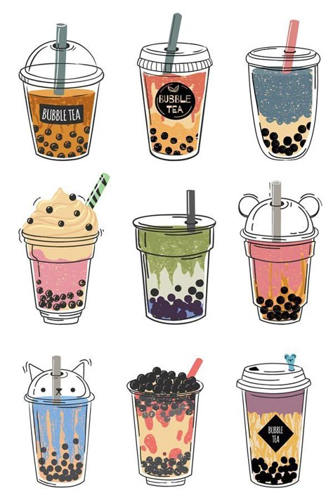 Bubble Tea Sticker Pack 🧋✨