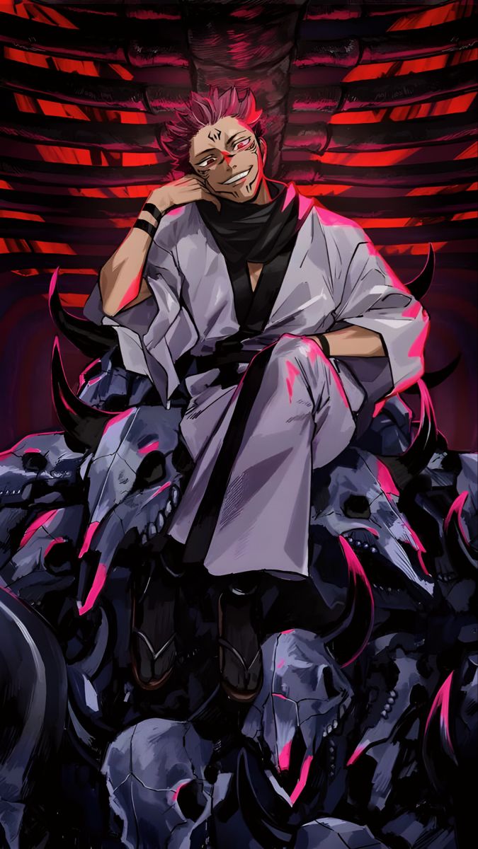 Ryomen Sukuna A4 Size Wallpaper