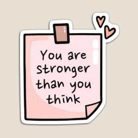 You Are Stronger Than You Think Sticker 🌸✨