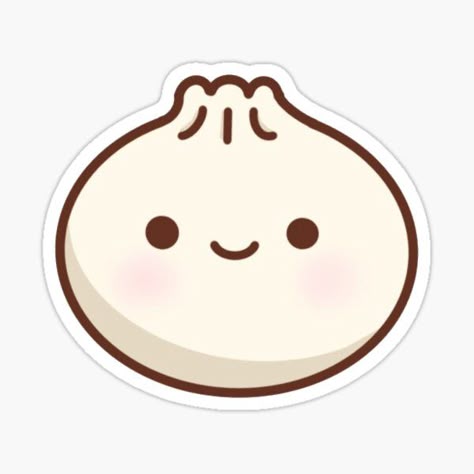 Kawaii Dumpling Sticker 🥟✨