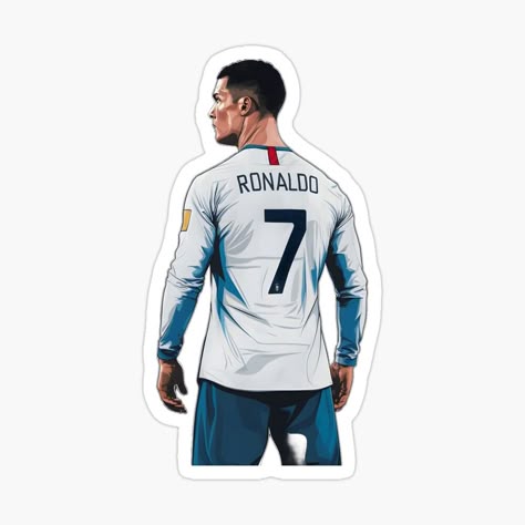 Ronaldo #7 Football Sticker ⚡