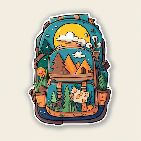 Adventure Backpack Sticker