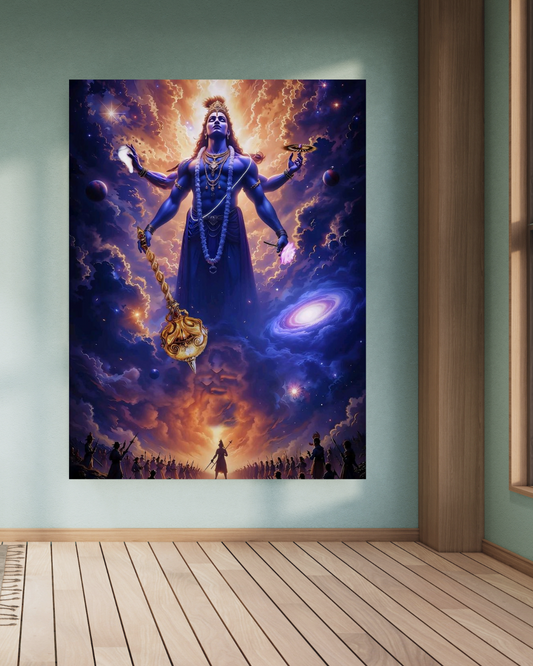 Lord Vishnu A4 Size Wallpaper