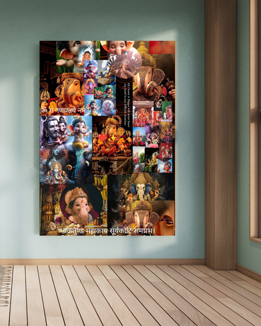 Lord Ganesha A4 Size Wallpaper