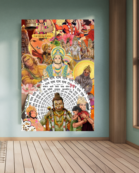 Hanuman A4 Size Wallpaper