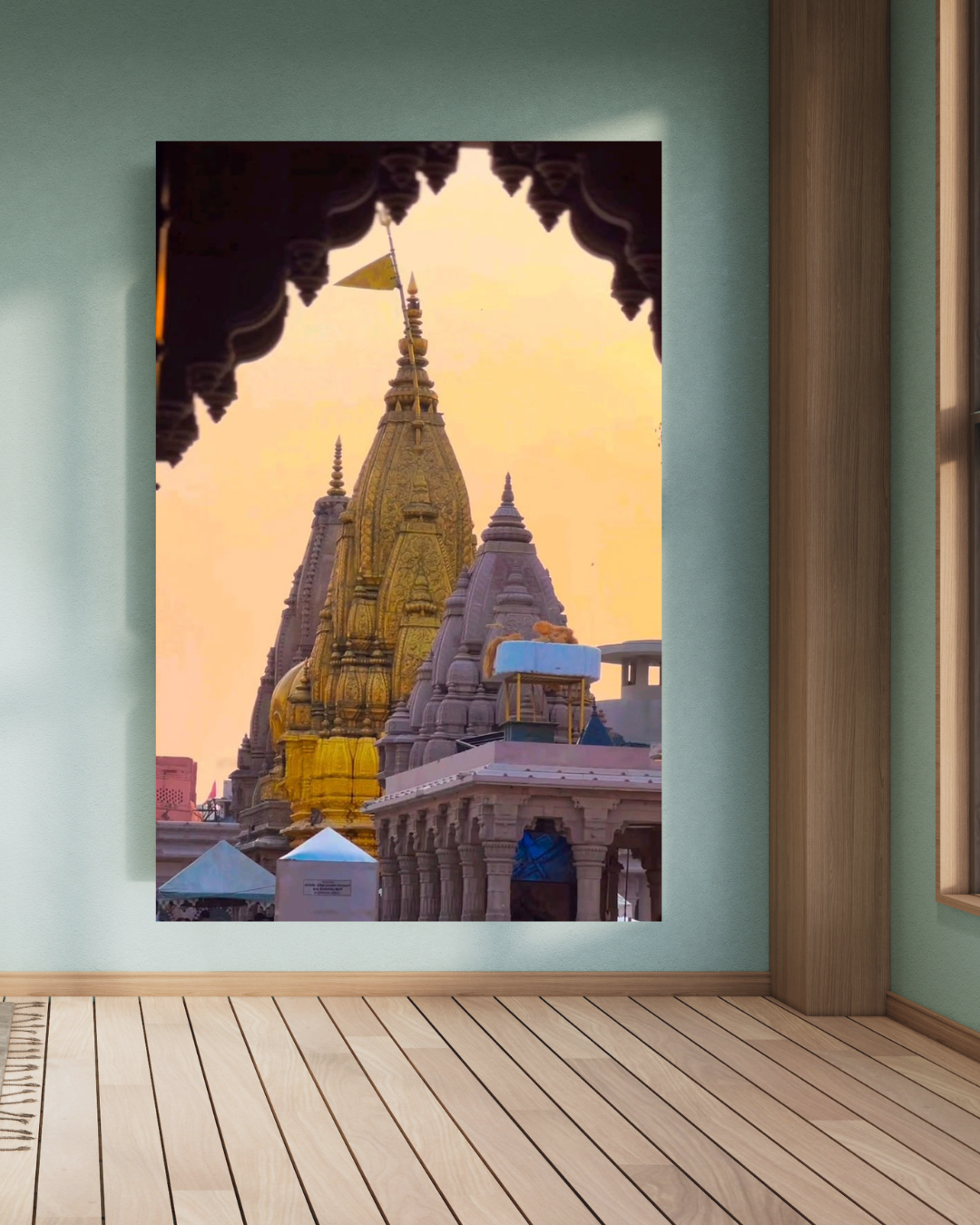 Shri Kashi Vishwanath Temple A4 Size Wallpaper