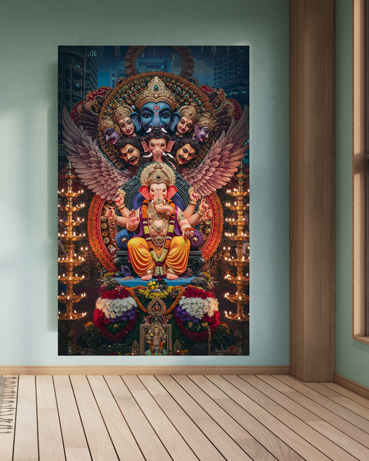 Lord Ganesha A4 Size Wallpaper