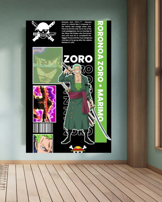 Roronoa Zoro A4 Size Wallpaper