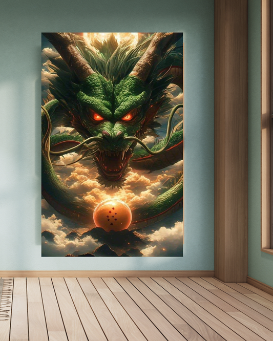 Shenron, the Eternal Dragon from Dragon Ball A4 Size Wallpaper