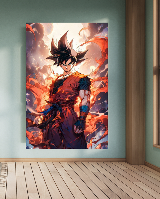 Goku from Dragon Ball A4 Size Wallpaper