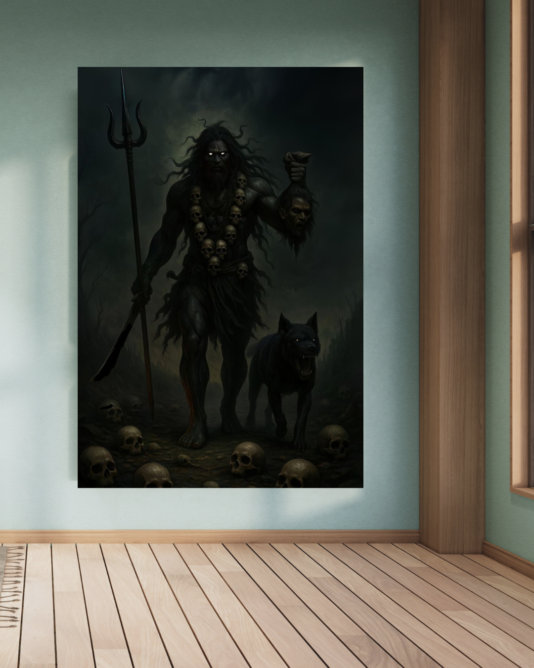 Lord Bhairava A4 Size Wallpaper