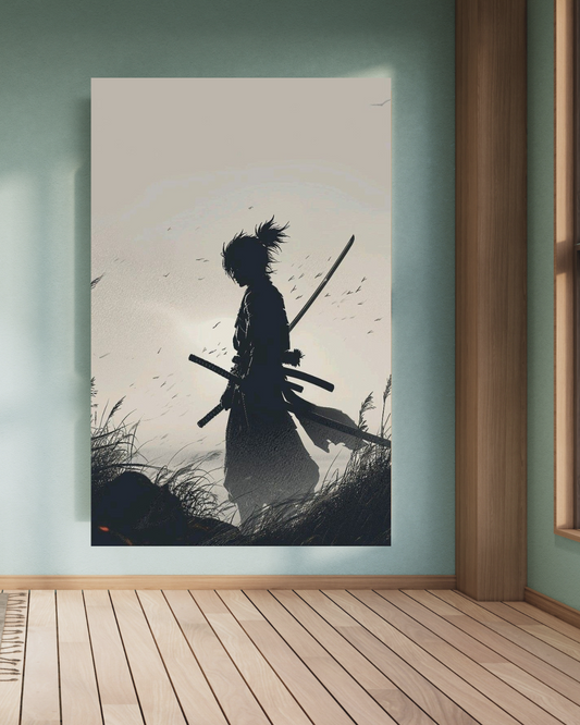 Samurai Swordsman A4 Size Wallpaper