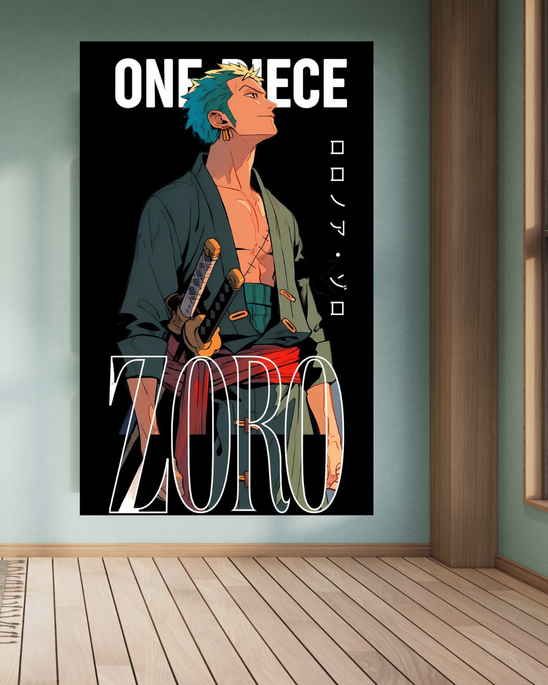 One Piece Zoro A4 Size Wallpaper