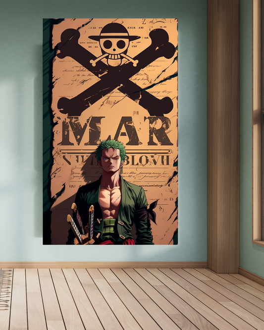 Roronoa Zoro from One Piece A4 Size Wallpaper