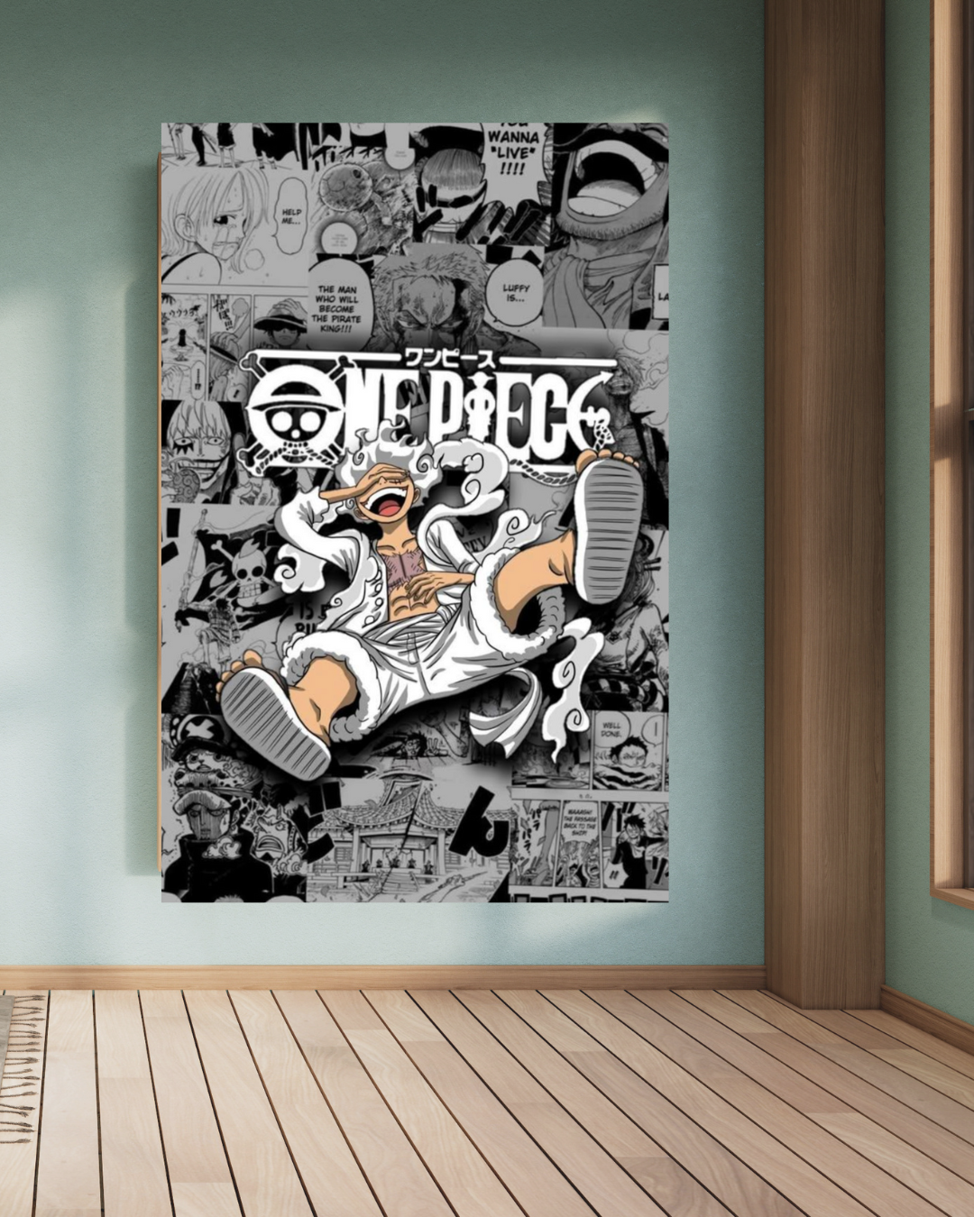 Monkey D. Luffy Manga Series One Piece A4 Size Wallpaper