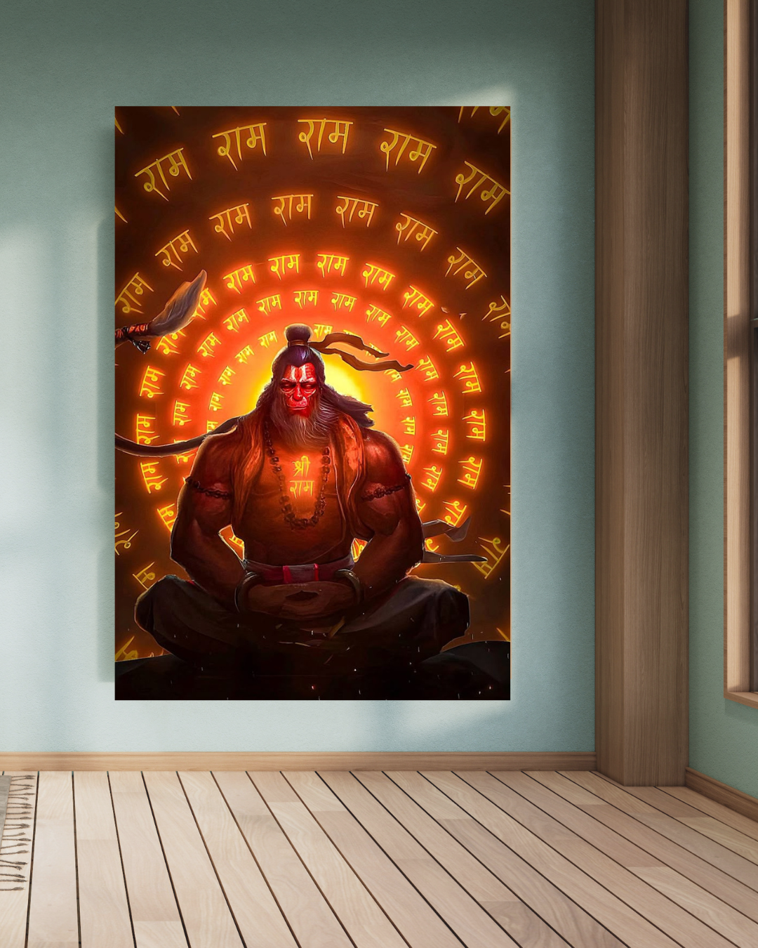 Lord Hanuman A4 Size Wallpaper