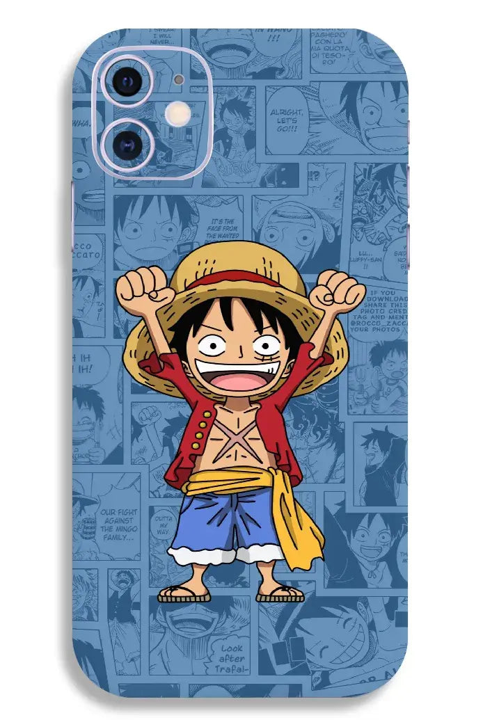 Cute Luffy Mobile 6D Skin - WrapSnap