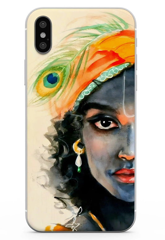 Krishna Half Face Mobile 6D Skin - WrapSnap