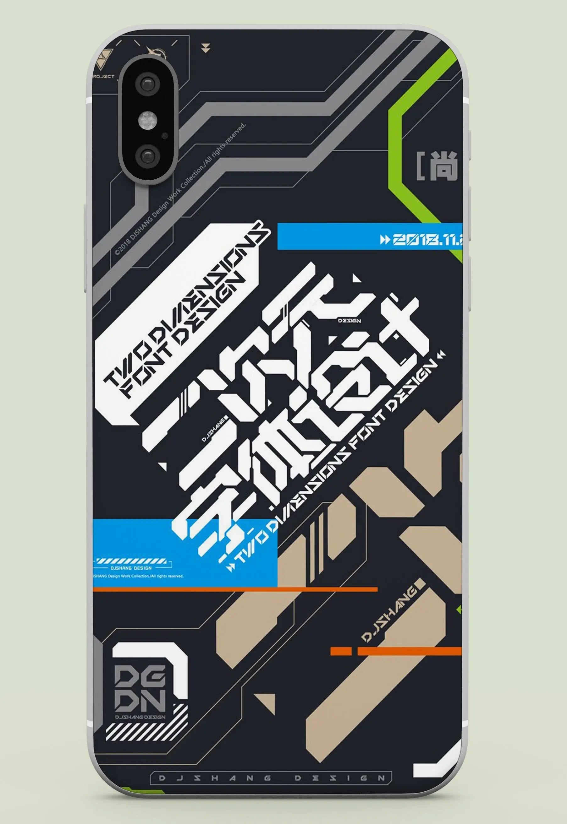 Font Style Mobile 6D Skin - WrapSnap