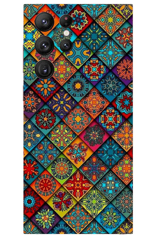 Flower Multicolor Mobile 6D Skin - WrapSnap