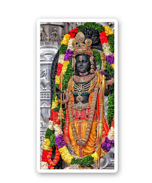 Lord Ram Sticker – Divine Blessings from the Tirupati Deity