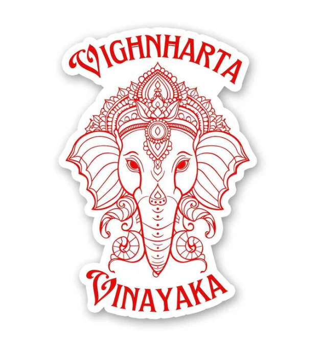Vighnaharta Vinayaka Sticker – The Remover of Obstacles
