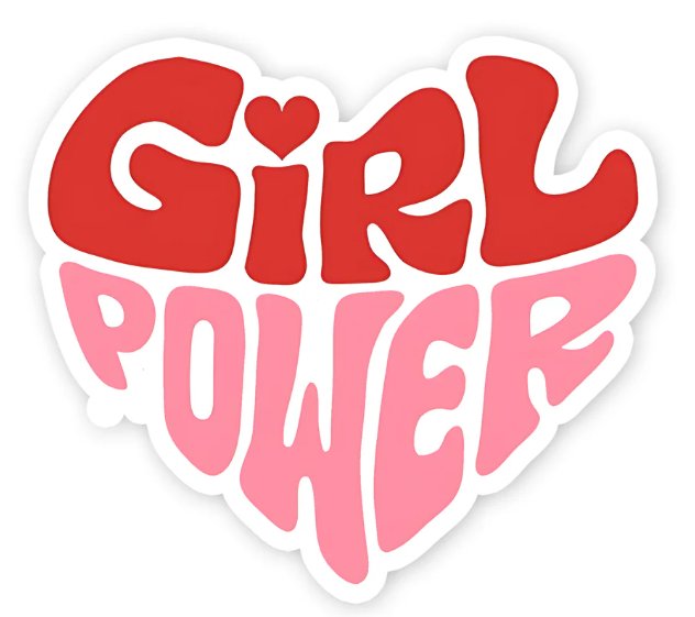 Bold & Bright Girl Power Sticker – Celebrate Strength and Confidence!