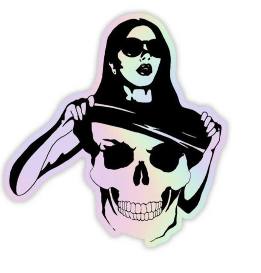 Bold & Edgy Girl Sticker – Unleash Your Fierce Side!
