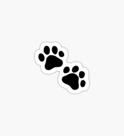 Cute Paw Print Sticker