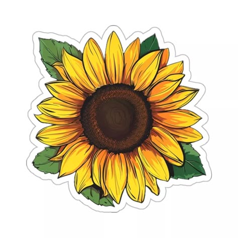Bright Sunflower Sticker 🌻✨