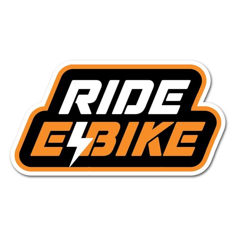 Ride E-Bike Sticker