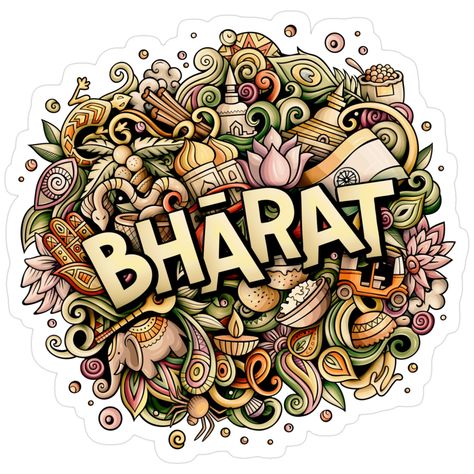 Bharat Sticker – Celebrate the Spirit of India