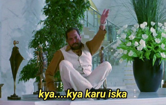 Kya Karu Iska? (The Nana Patekar Dilemma Sticker)