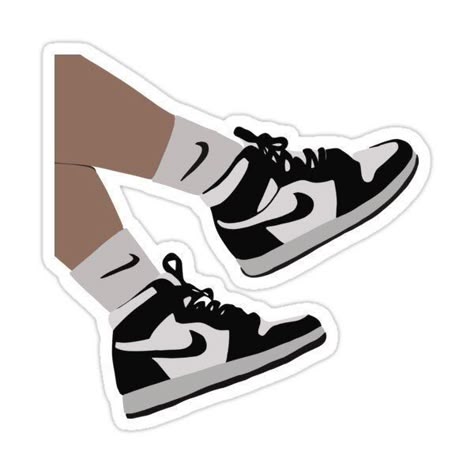 On-Feet Sneaker Sticker 🖤👟