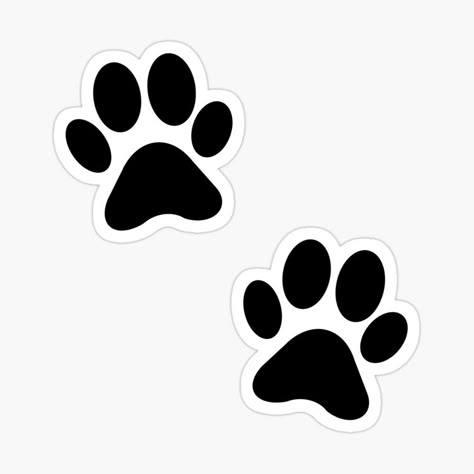 Paw Print Sticker Set – Cute Animal Lover Design
