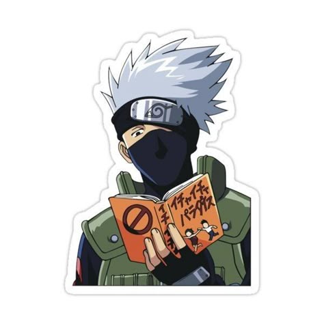 Kakashi Hatake Cartoon Sticker
