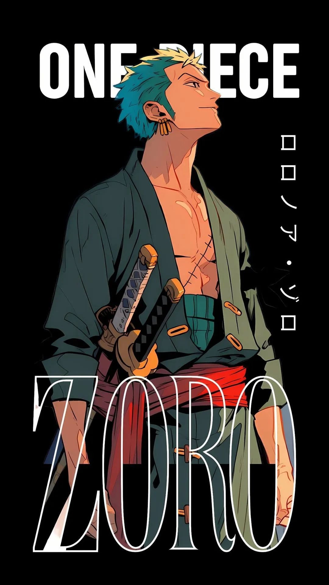 One Piece Zoro A4 Size Wallpaper