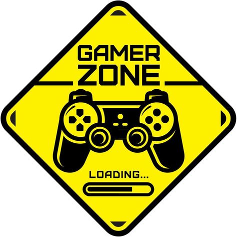 Gamer Zone Loading Sticker – Game On 🎮⚡