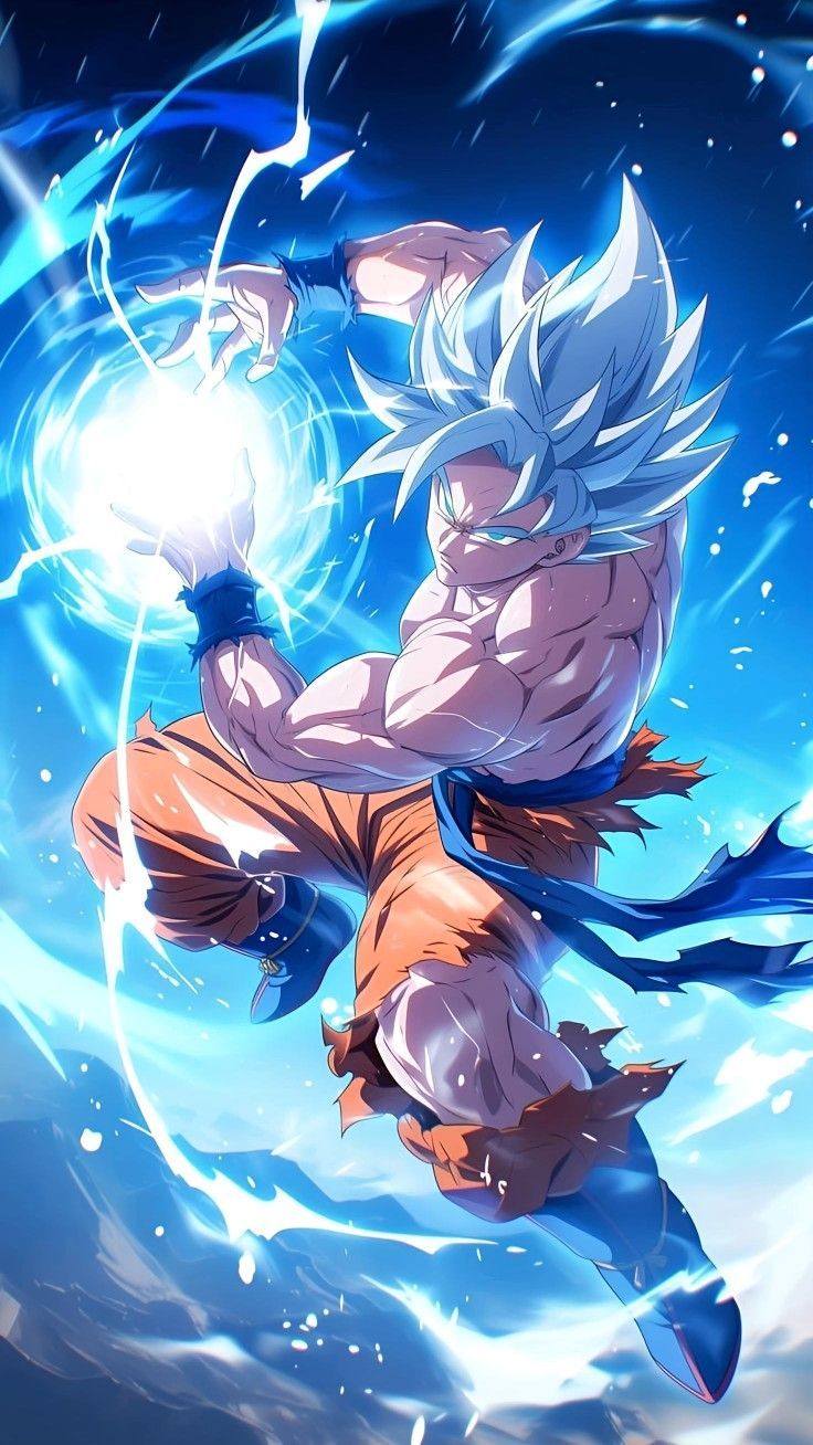 Ultra Instinct Goku: Ascendant Power A4 Size Wallpaper