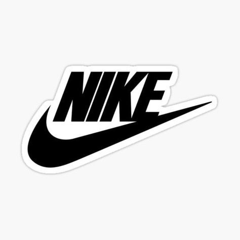Bold Nike-Inspired Logo Sticker